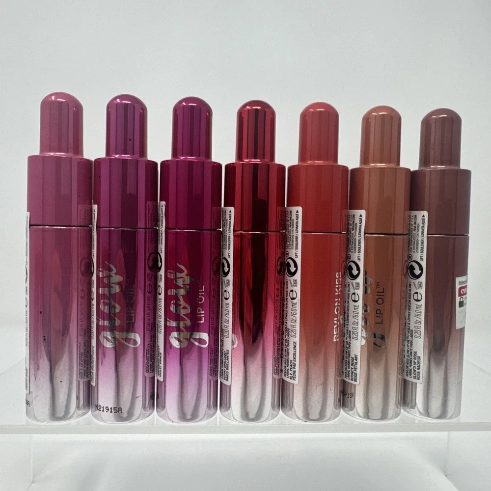 7 REVLON Kiss Glow Lip Oil 001 002 003 004 006 008 009 Mix No Duplicates